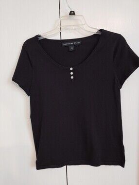 Josephine Chaus Black Top - Size Small